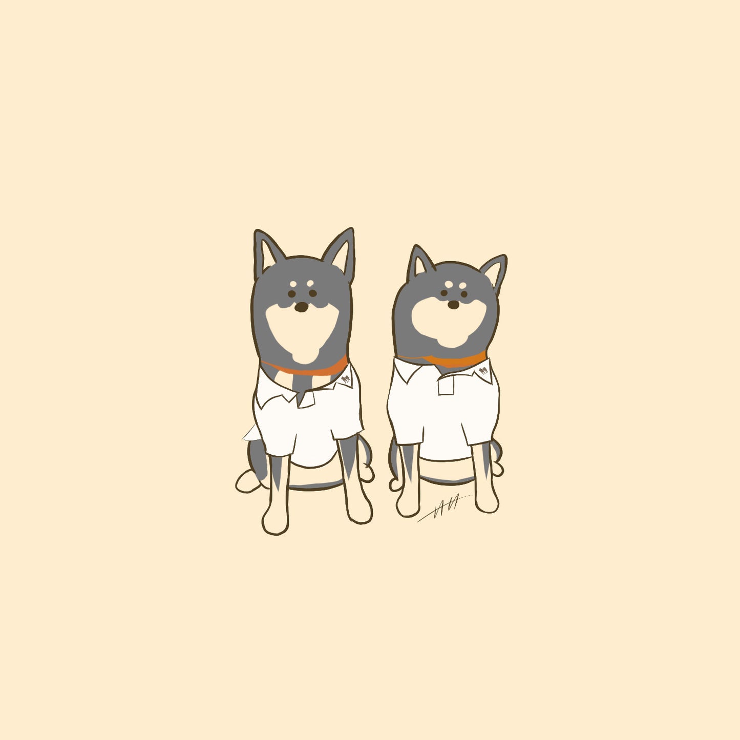 【柴犬限定】愛犬イラスト依頼