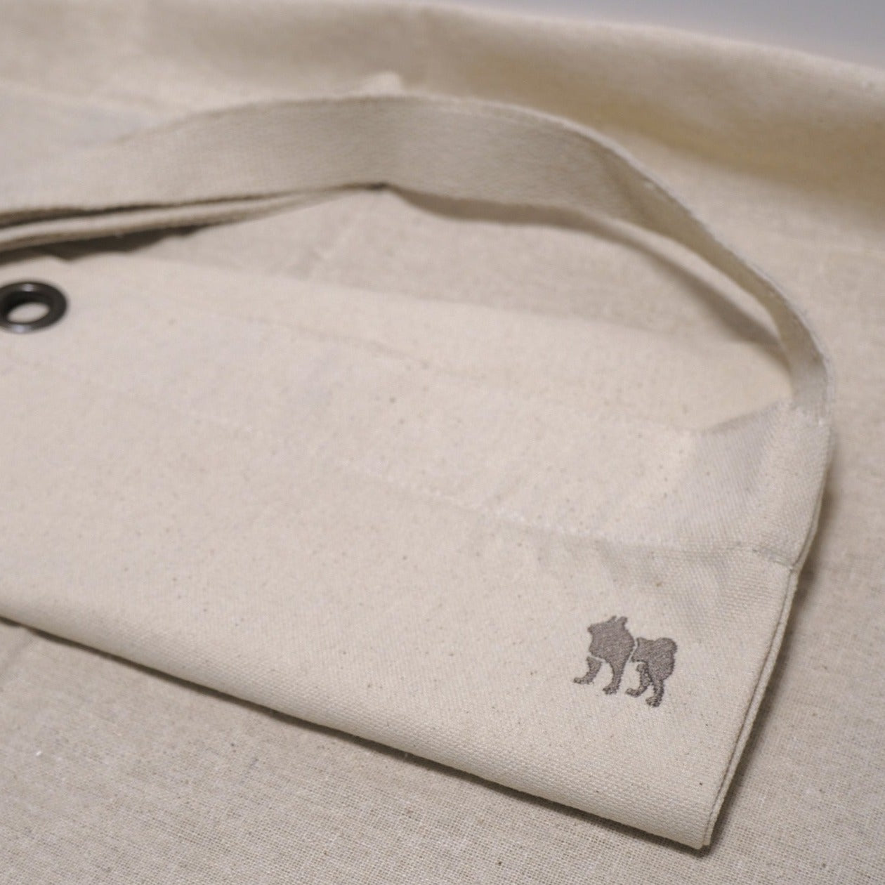 Sacoche with Shiba Inu embroidery mark that can be used as a walking bag or for everyday use