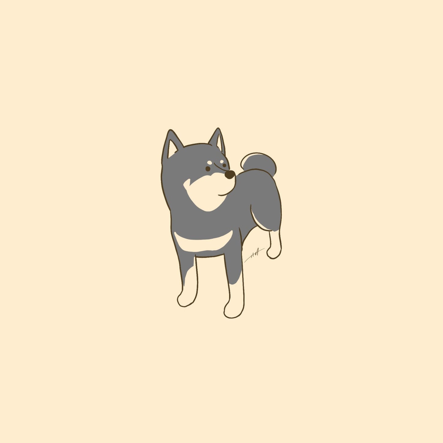 【限定公開】愛犬イラスト依頼