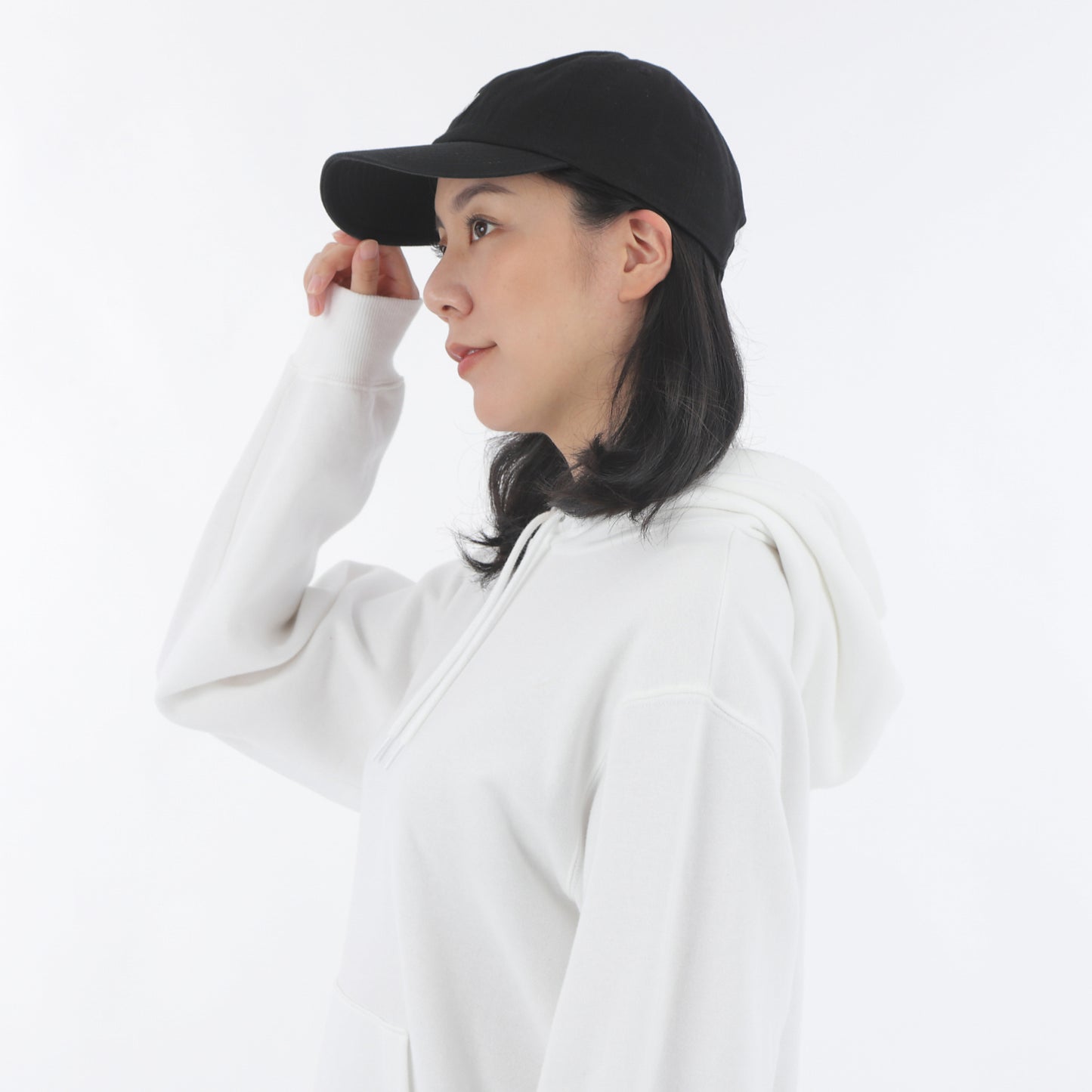 Cotton cap with Shiba Inu one-point embroidery