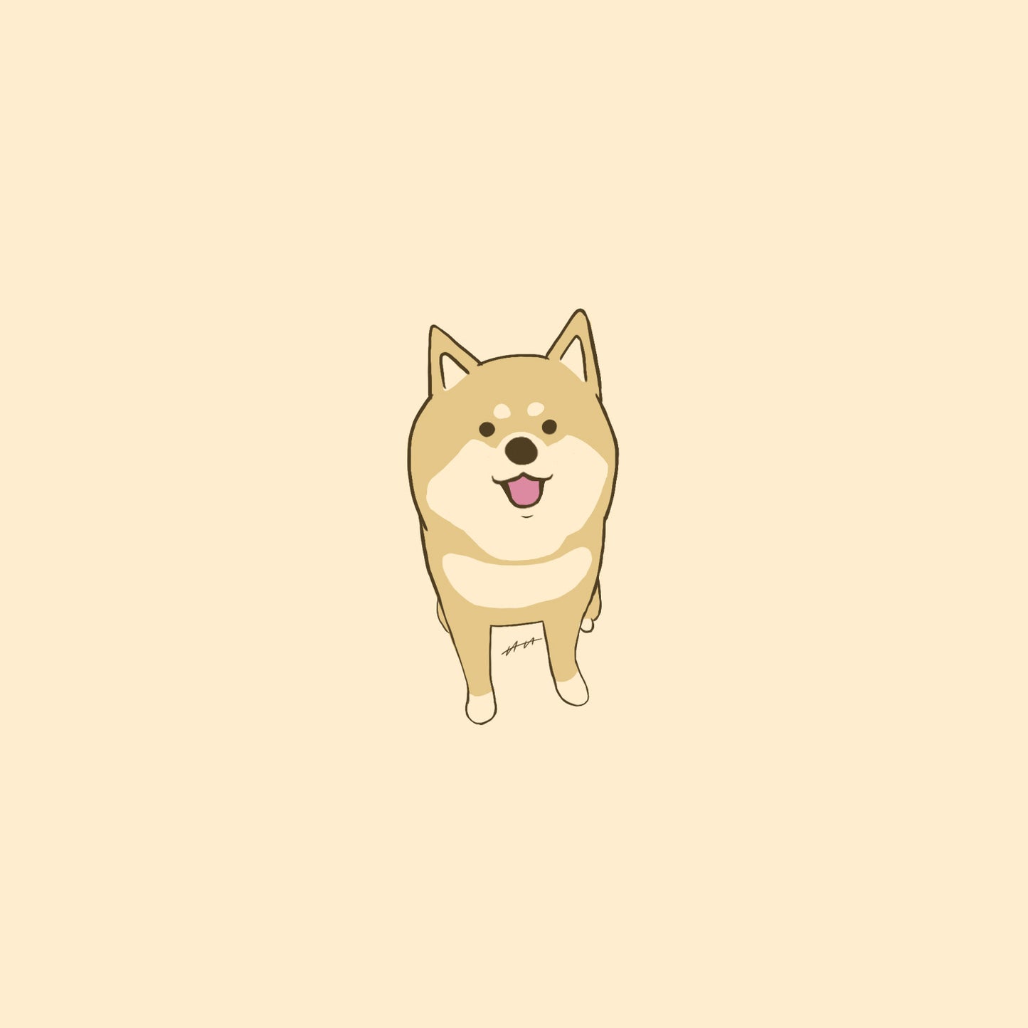 愛犬イラスト依頼