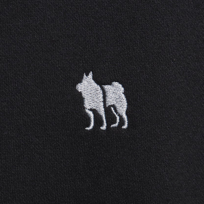 SHIBA/Shiba Inu one point embroidery premium hoodie / Premium Simple hoodie