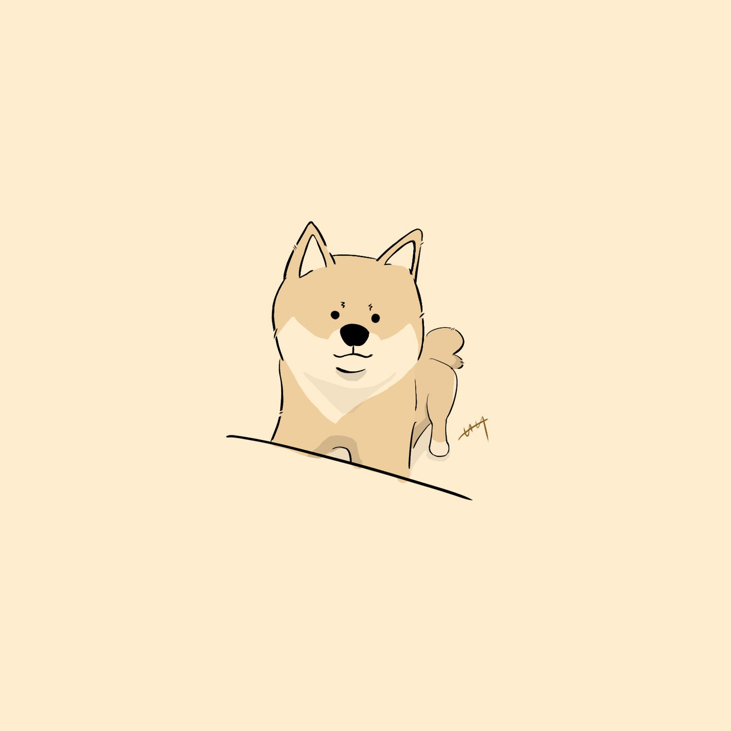 愛犬イラスト依頼