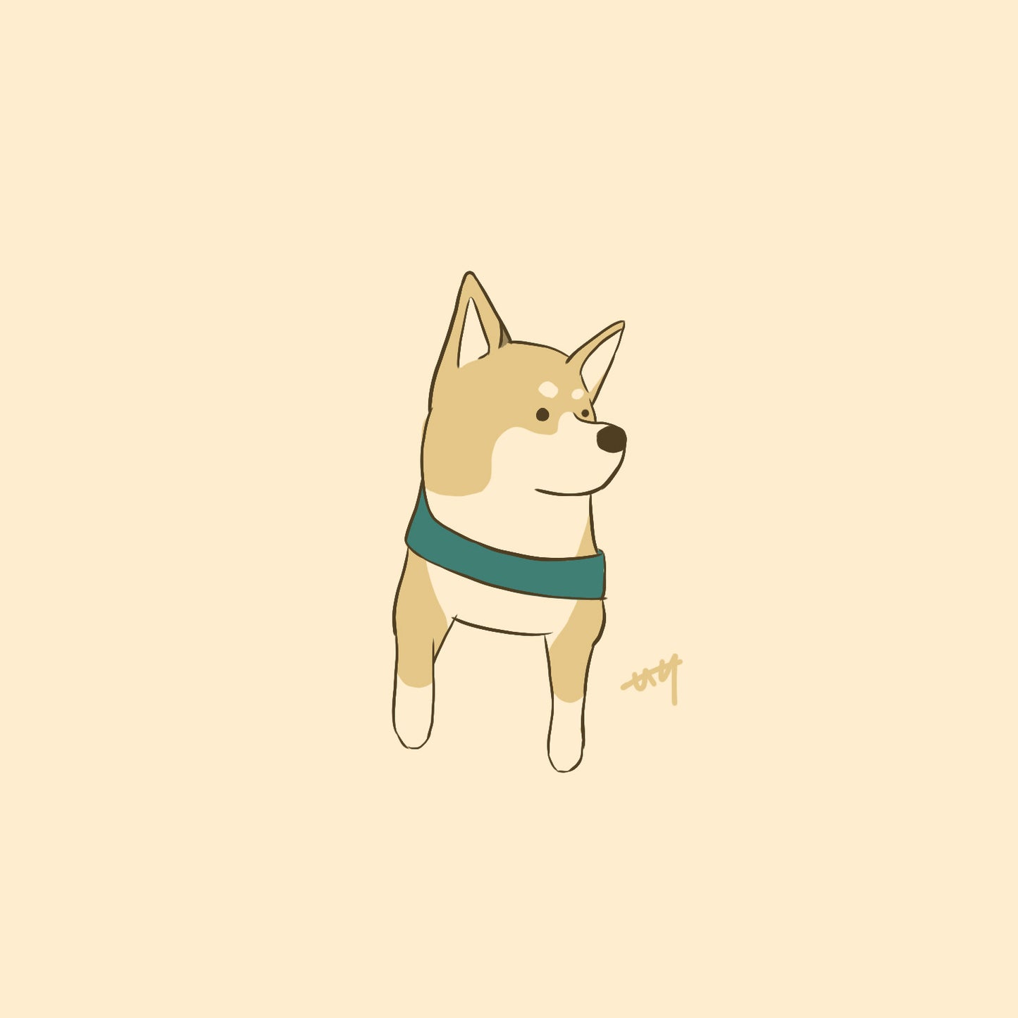 愛犬イラスト依頼