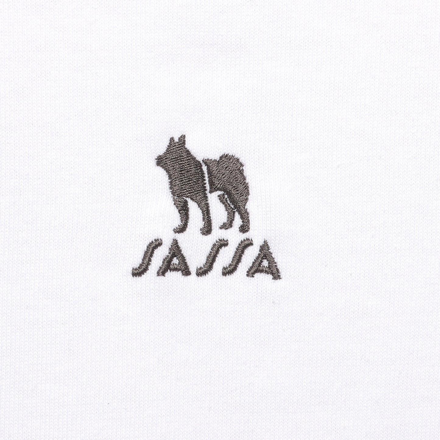 SHIBA/柴犬 ワンポイント刺繍 Tシャツ 長袖